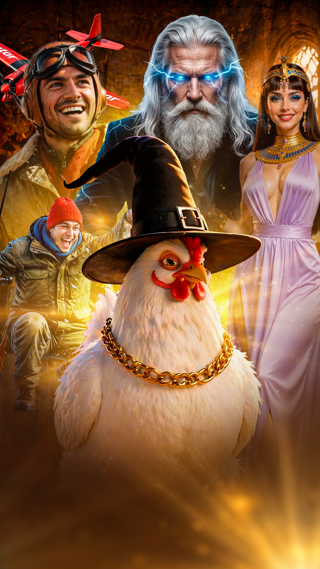 Casino games promotion background